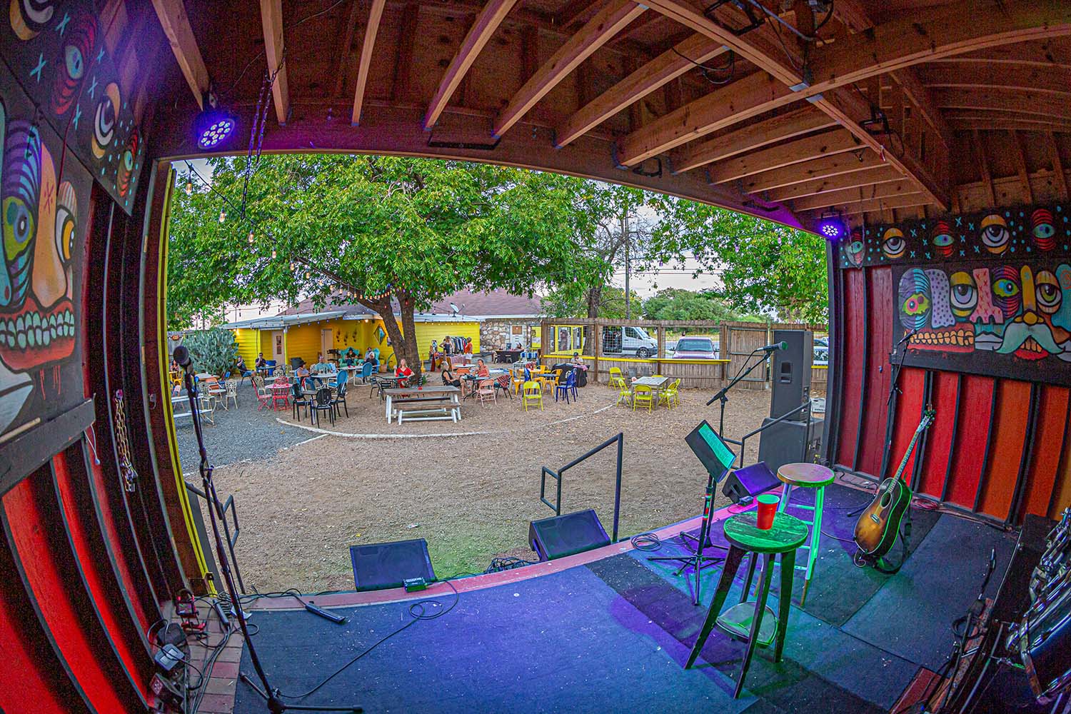 The Far Out Lounge and Stage - Way South Austin bar and live music venue